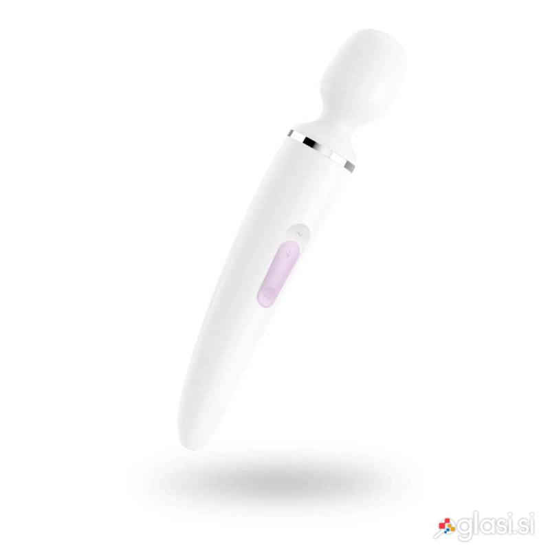 MASAŽER Satisfyer Wand-er Woman White/Chrome