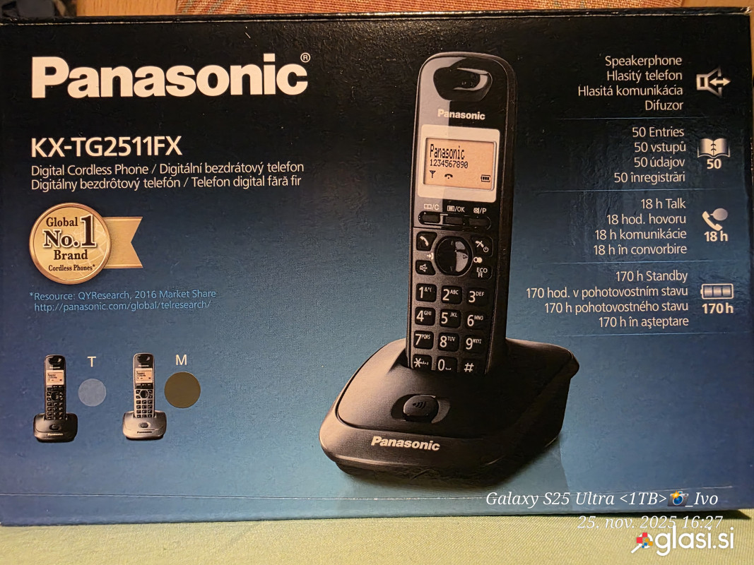 Stacionarni telefon-Panasonic/KX-TG2511FX