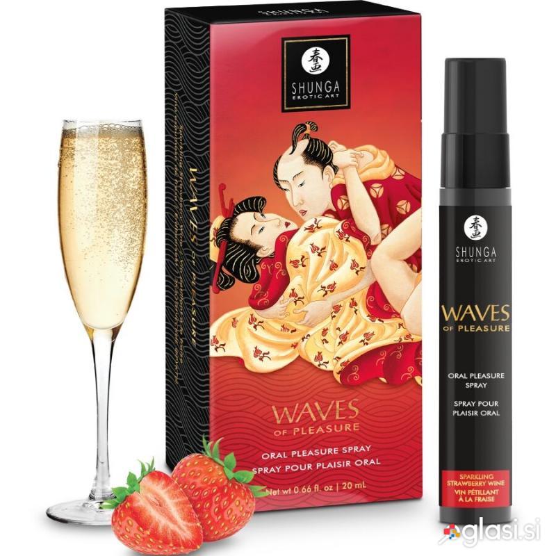 ORALNI STIMULACIJSKI SPREJ Shunga Wof Strawberry