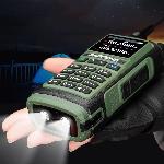 id-8336 Aku. ročna prenosna radijska postaja LED LCD PMR VHF in UHF 1800mAh + sl