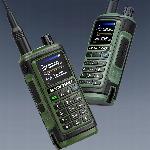 id-8336 Aku. ročna prenosna radijska postaja LED LCD PMR VHF in UHF 1800mAh + sl