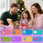 Otroški LCD instant fotoaparat s tiskalnikom + 3 trakovi vijoličen