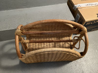 Prodam pleteno košaro za časopis in revije