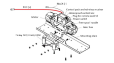 12 V - 24 V ELEKTRIČNI VITEL RS-12000 - 5440 kg - SINTETIČNA VRV ECO