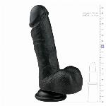 DILDO Easytoys Realistic Black (17,5 cm)