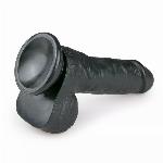 DILDO Easytoys Realistic Black (17,5 cm)