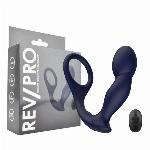 STIMULATOR PROSTATE Z EREKCIJSKIM OBROČKOM Rev-Pro