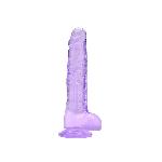 DILDO Loving Joy With Balls Purple 8''
