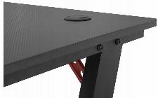Računalniška alu. igralna miza 120x60cm Carbon Flex HDF PVC