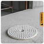 Diamantni mokro-suhi brusni velcro disk 100mm P150