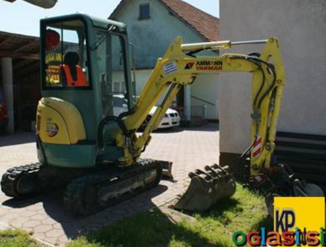 Bager, mini, yanmar VIO20