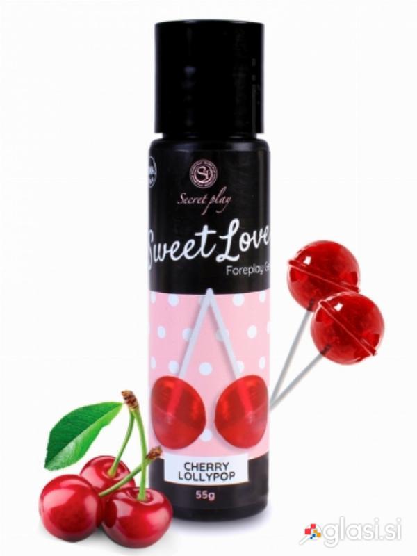 LUBRIKANT Secret Play Sweet Love Cherry Lollipop
