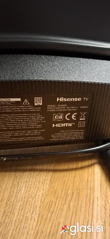 Tv lcd Hisense 32 inch, model 32A5KO, kot nov
