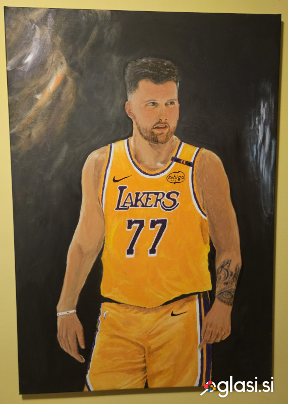 LUKA DONČIĆ, Olje na platno, 70 x 100 cm