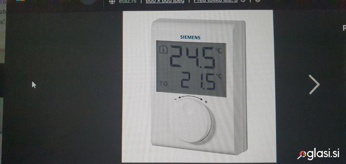 Sobni termostat siemens rdh100