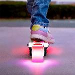 LED RGB 50W 2600 mAh otroški električni skiro do 50KG 8KM/h črn