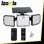 167 LED 500lm solarna svetilka s senzorjem gibanja 1800mAh IP65 6000-6500K