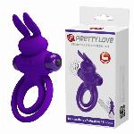 VIBRACIJSKI EREKCIJSKI OBROČEK Pretty Love Vibrant 3 Purple