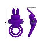 VIBRACIJSKI EREKCIJSKI OBROČEK Pretty Love Vibrant 3 Purple