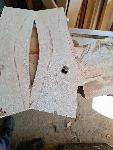 Les jesen potopljen v morju 37x12x1,5cm