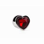 ANALNI ČEP X-MEN Secret Shine Heart Red (L)
