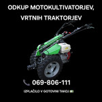 Imate motokultivator ter priključke?