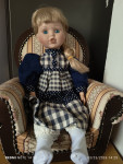 2 vintage punčki porcelan