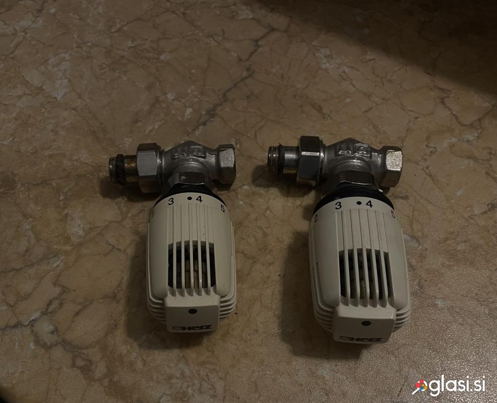 Termostatski ventil Herz, 3/8” z termostatsko glavo
