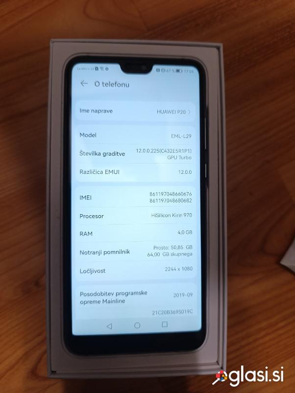 Huawei P20  zelo lepo ohranjen.