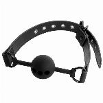 GAG Fetish Submissive Bondage Breathable Silicon Black