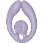 DVOJNI STIMULATOR ZA PARE Snail Vibe Gizi Duo Lila