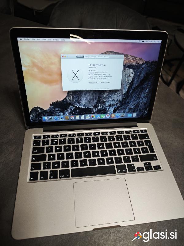 MacBook Pro Retina 13 (2015) – Odlično ohranjen, BATERIJA le 65 ciklov