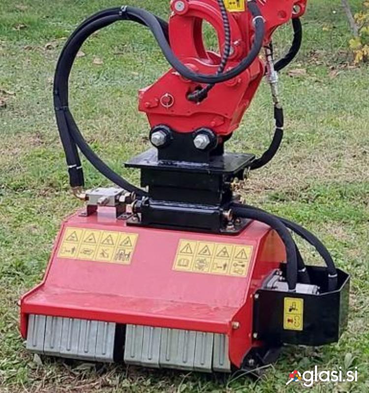 Mulčer za bager 60 cm s plavajočim vpetjem 120x150 bolcen 30mm