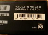 GSM XIAOMI POCO X8 PRO MAX 12/512GB 5G  bel - NOV