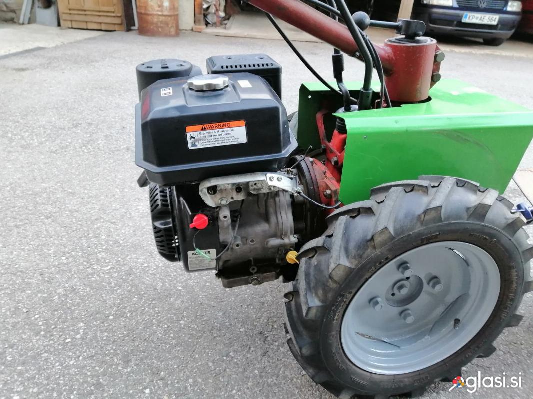 Motokultivator Gorenje Muta z rotacijskim plugom