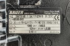 Elektromotor z reduktorjem 0,18kW, 1350 na 9 obr/min, 121 Nm, Bauer