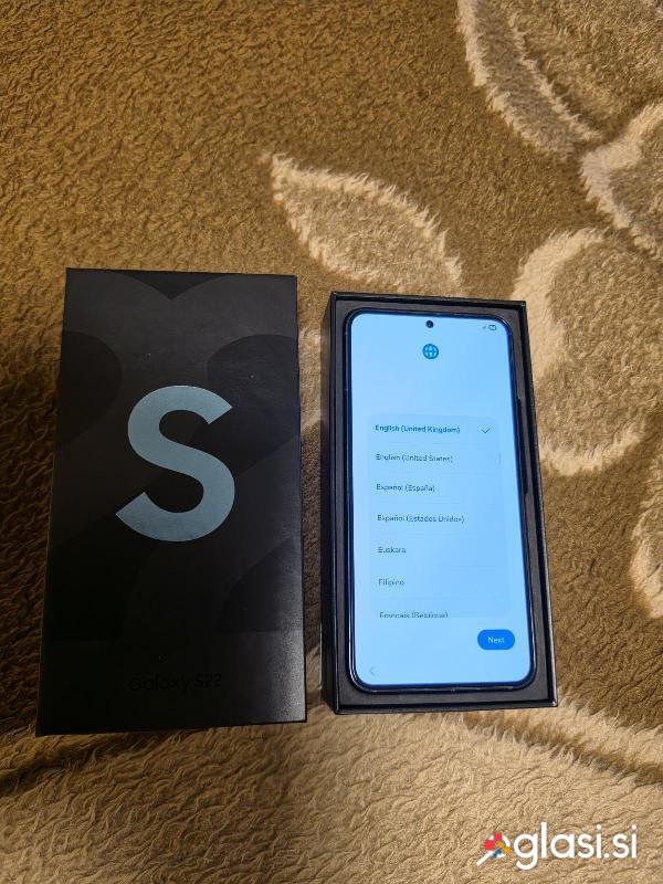 Samsung Galaxy S22 256GB kot nov + zaščitni etui