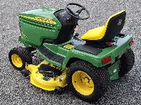 Vrtni traktor John Deere GX355 Dizel Servo Hid.Dvig Kosilnica + Mulčar