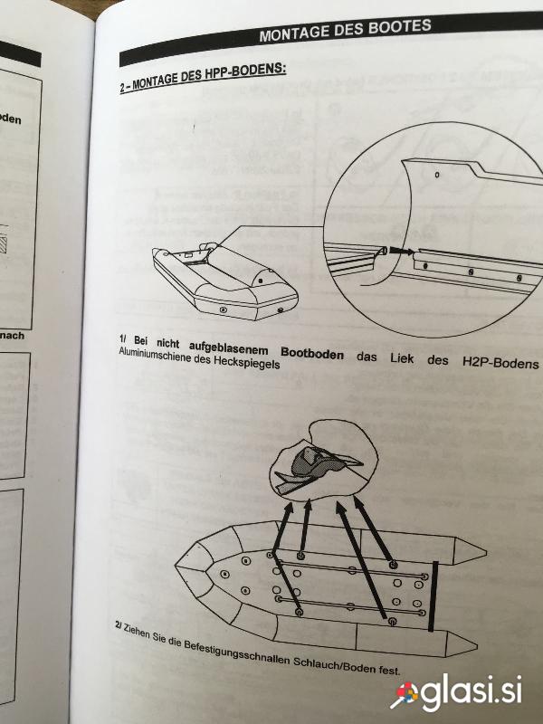 Zodiac, Futura, Mark III, napihljivo dno za čoln