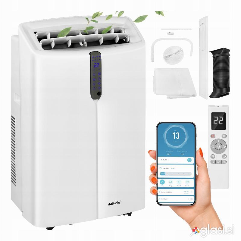 4v1 3.5kW prenosna klimatska naprava WIFI ogrevanje in razvlaževanje 12000BTU