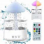 id-1896 Vlažilec zraka difuzor aromaterapija LED RGB USB 450ml gobica