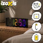 id-1344 Moderna budilka LED RGB USB in prikazom temperature 16cm