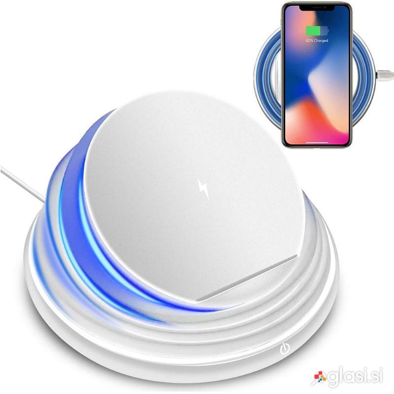 id-210 Slikonski zložljiv brezžični indukcijski polnilec 10W USB Qi Fast