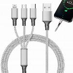 id-1111 3v1 USB kabel za telefon Lightning kabel iPhone Micro USB 120cm