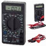 id-202 Univerzalni digitalni multimeter z LCD črn