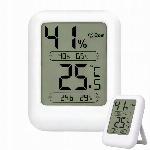 id-2521 Digitalni osvetljen LCD termometer higrometer 8cm bel