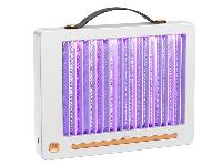 Električna aku. LED UV insekticidna svetilka za komarje 26cm USB bela