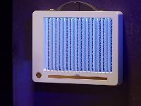 Električna aku. LED UV insekticidna svetilka za komarje 26cm USB bela