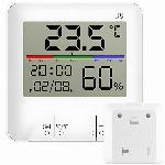 id-2521 Digitalni LCD touch termometer higrometer ura