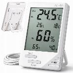 id-2521 Digitalna vremenska postaja LCD termometer higrometer 9cm zunanji senzor